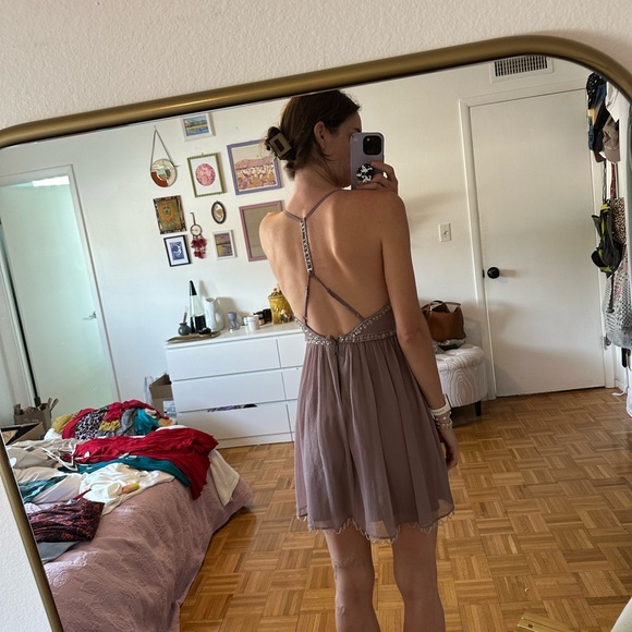 Kimchi Blue Mauve Bling Dress - Picture 4 of 8